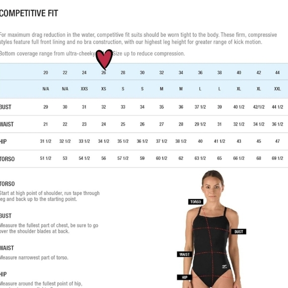 Speedo Endurance+ Racing Cut Swimsuit Size 26(XS) Black/White/Grey - Picture 4 of 7